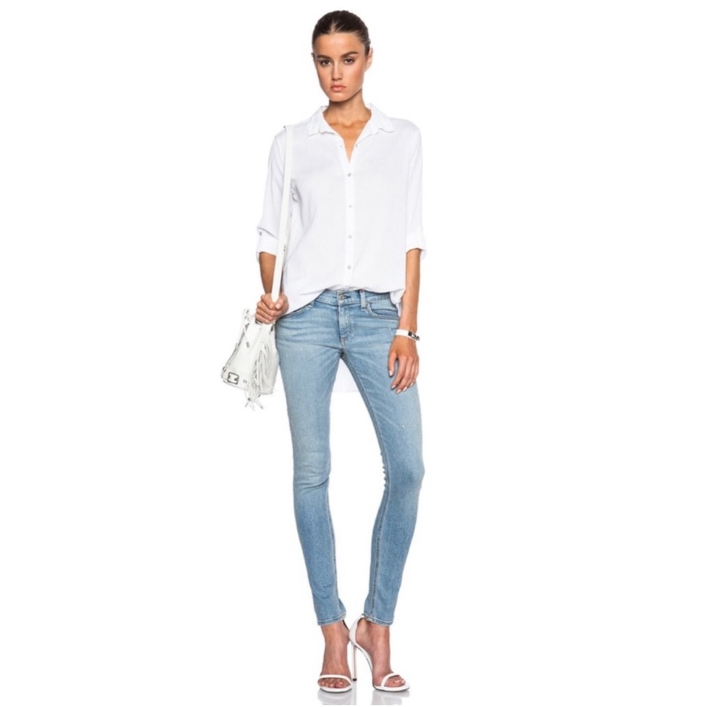 RAG & BONE Mid Rise Skinny Jeans